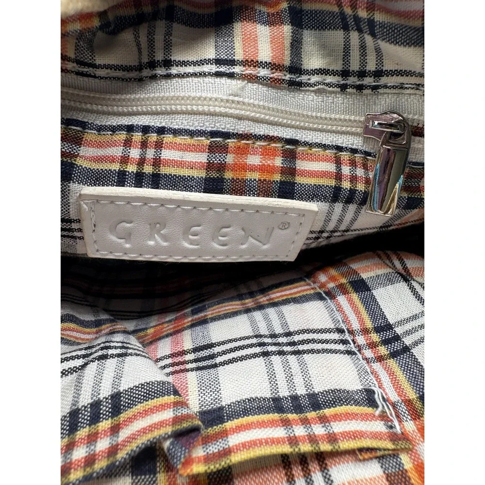 Canvas‎ Messenger Bag Multicolor Adjustable Strap- Green Leather Accessory Shop